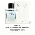 Beauty Orange Blue Eau De Toilette For Men, 50ml - Fresh Blue Ocean Scent