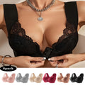 Front-fastening Fixed-cup Lace Camisole Bra