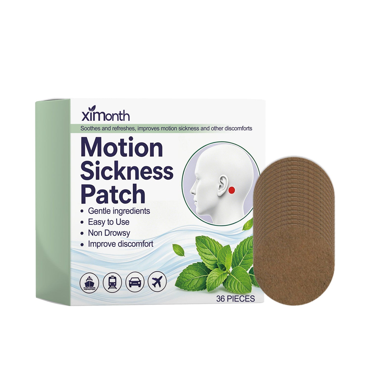 Motion Sickness Relieving Patch