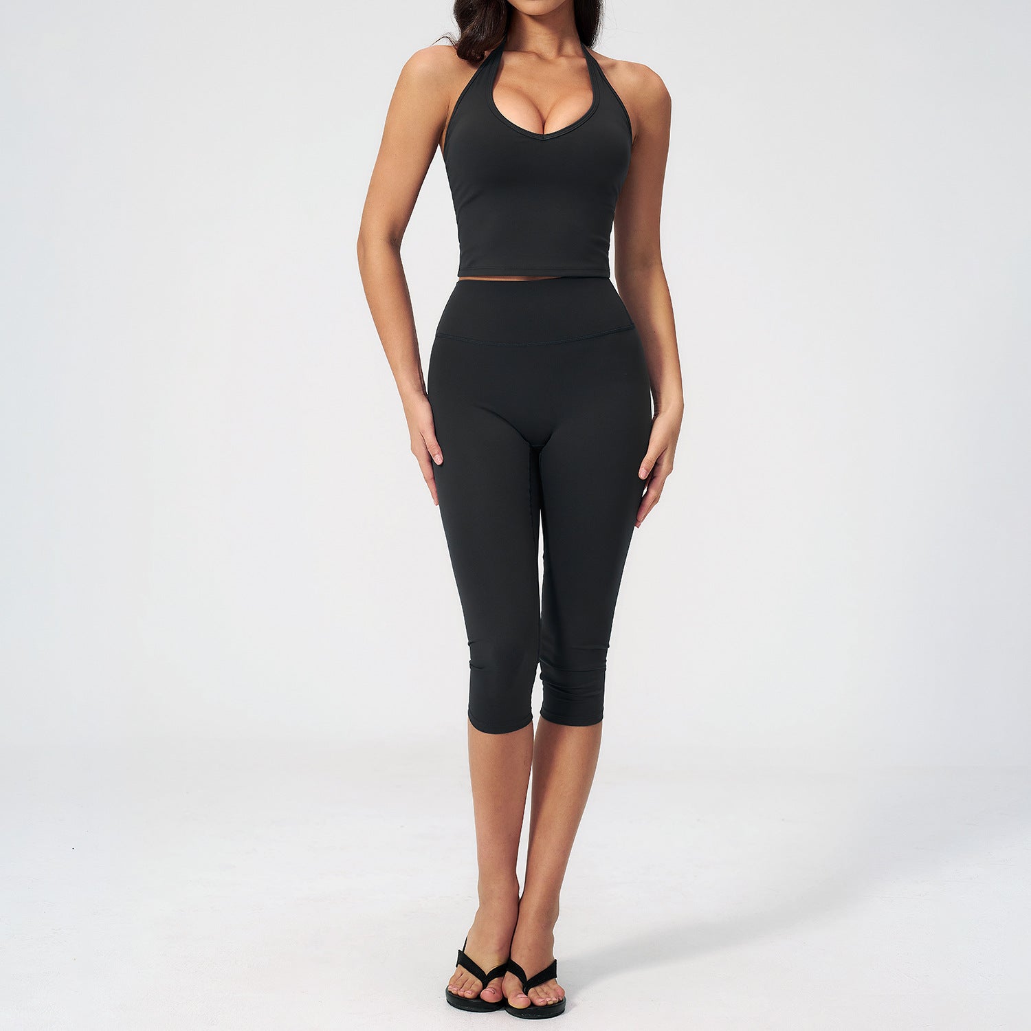 Womens Slimming Casual Yoga Outfit Set