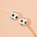 European And American Sports Series Football Ear Studs