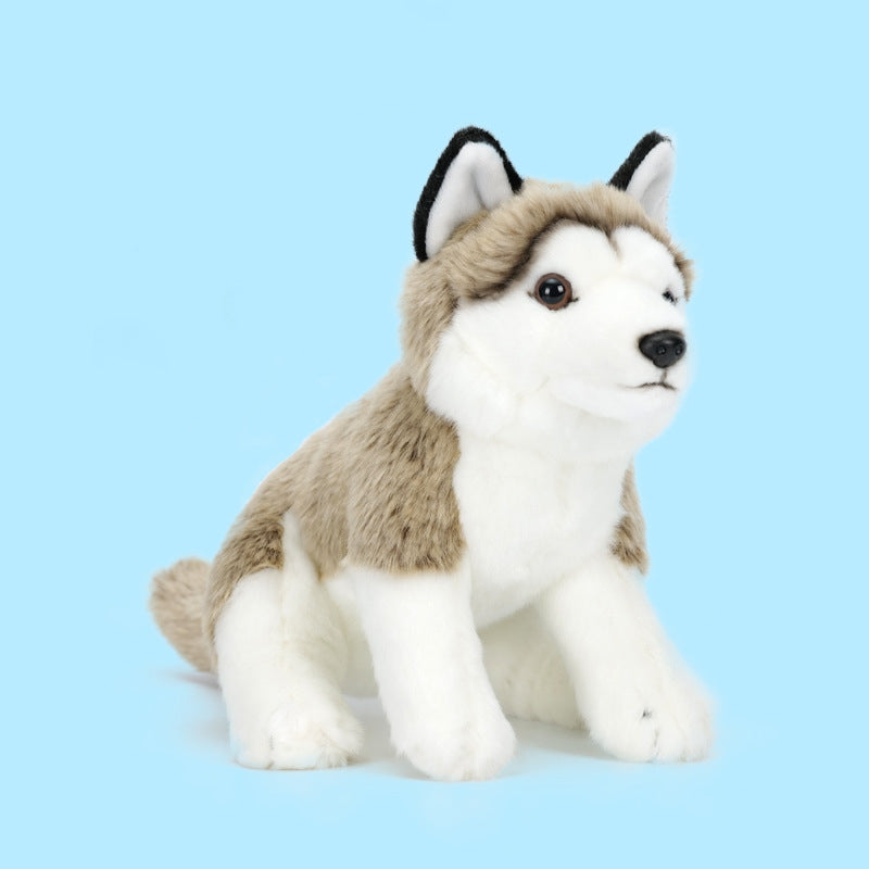 New Realistic Plush Huskycute Charming And Educational Decoration