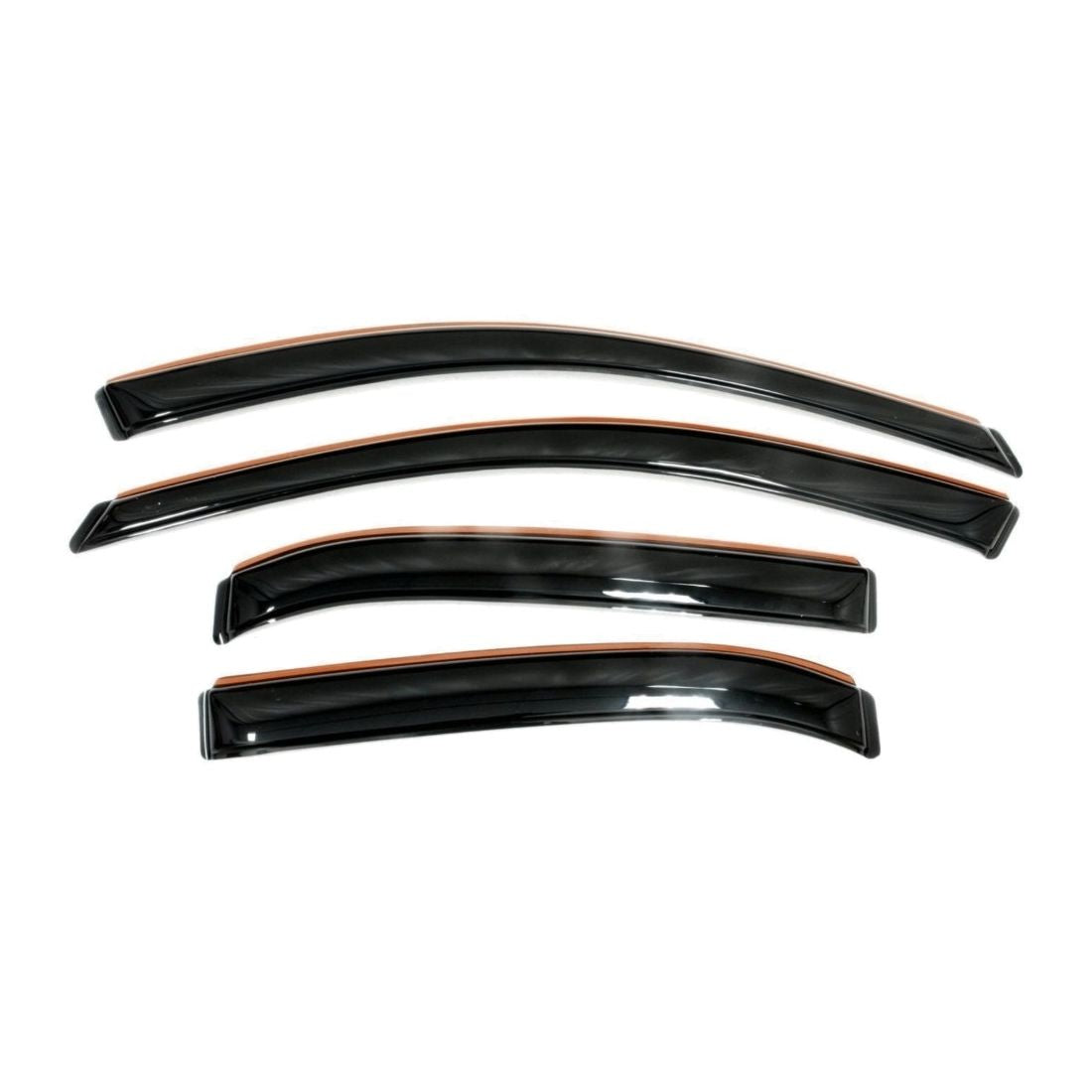4pcs In Channel Style Sun Rain Window Visors Visor For 194861