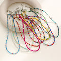 New Dopamine Candy-colored Rice-bead Necklace