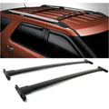 For Ford Explorer Police Interceptor Utility Roof Rack Bar 2Pc Black Aluminum