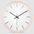 Silent Circular Minimalist Wall Clock