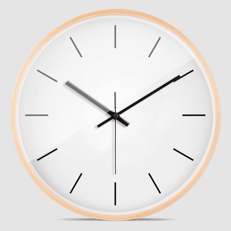 Silent Circular Minimalist Wall Clock