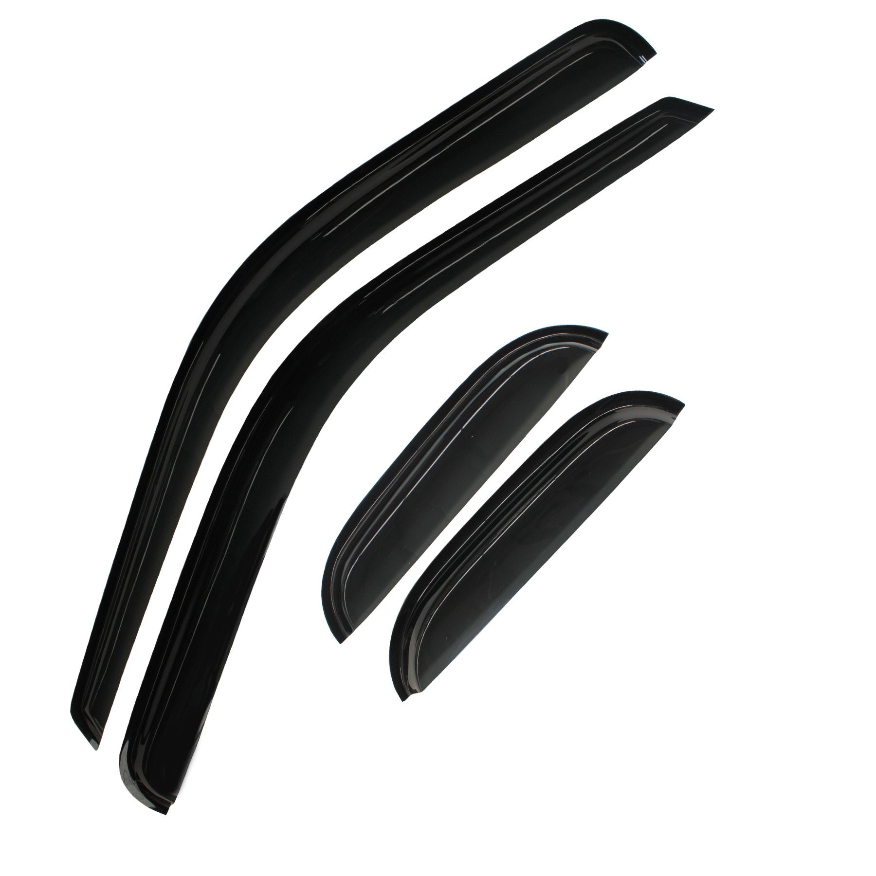 4pcs Out Channel Style Sun Rain Window Visors Visor For 94522