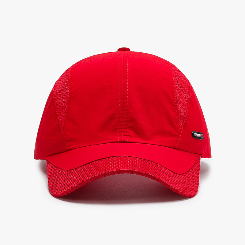 Summer Men's And Women's Quick-drying Mesh Breathable Adjustable Fashionable Casual Style Baseball Cap Suitable For Outdoor Daily Commuting