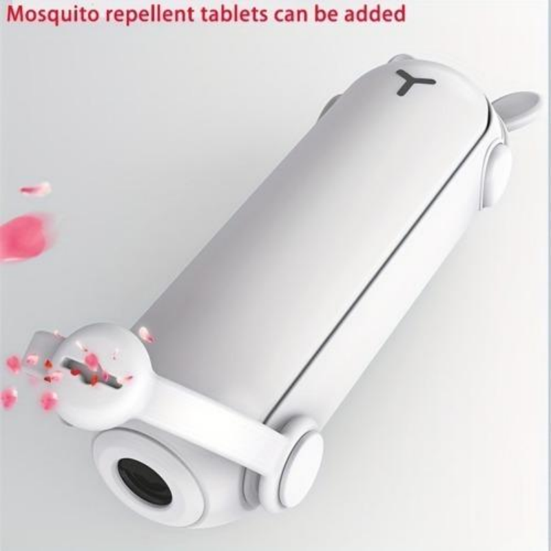 3-in-1 Portable Foldable Handheld Fan With Mini USB-Rechargeable Flashlight