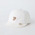 Children's Solid-color Letter P Three-dimensional Embroidered Adjustable Simple And Trendy Soft-brim Baseball Cap Suitable For Outdoor Outings