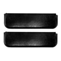 For 47-58 Chevy Truck Pickup Windshield Sun Visor Pads Black Pair Right & Left