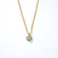 Simple And Natural Green Aventurine Necklace For Women