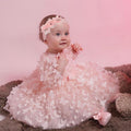 Baby And Toddler Mid-sleeve Dress Childrens Formal Gown