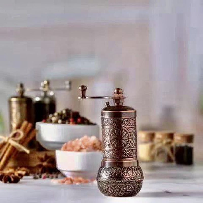 Sichuan Pepper, Black Pepper, And Spice Grinder Made Of Copper Alloy