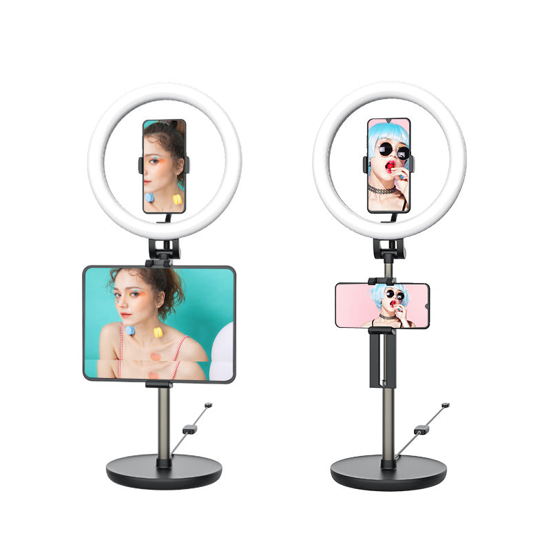 Selfie Ring LED Light Phone Case Ring With Extendable Tripod Stand