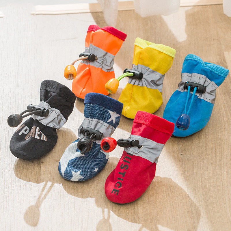 Dog Soft Sole Non-falling Shoes Waterproof Rain Boots
