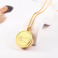 Dog Bone Pet Urn Stainless Steel Necklace Pendant