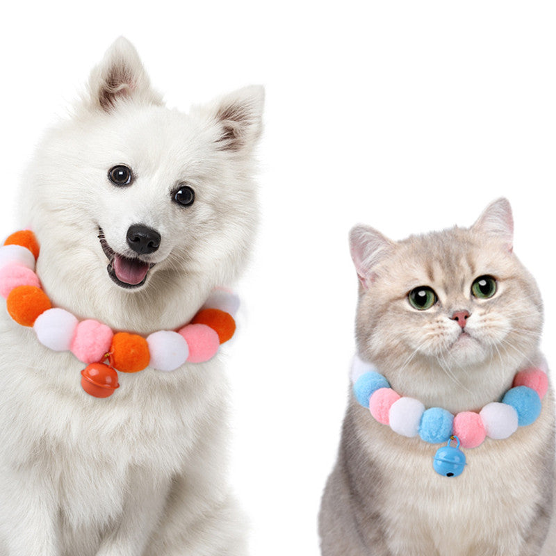 Adjustable Pets Cat Collars Cute Dog Soft Puppy Kitten Necklace