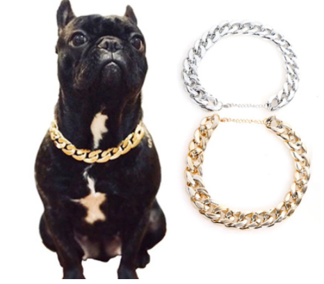 Luxury Gold Silver Dog Collar Necklace