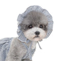 Pet Dog Sun Hat Puppy Plaid Cap