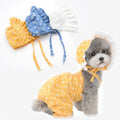Pet Puppy Dog Summer Floral Cap Sun Hats