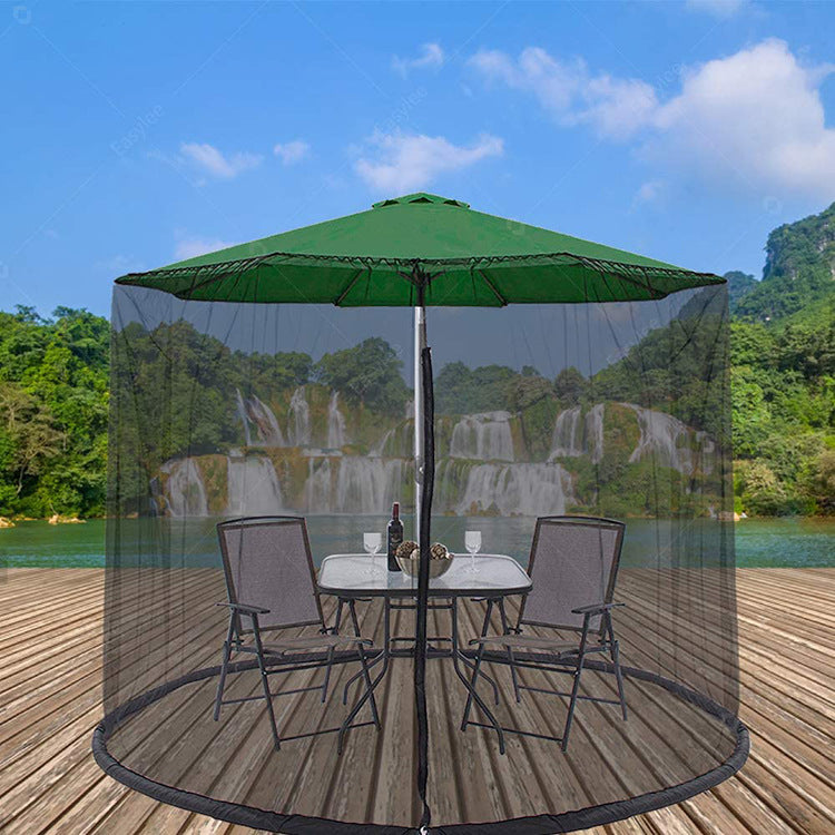 Camping Mosquito Net Outdoor Insect Tent Black Canopy Curtain Sunshade