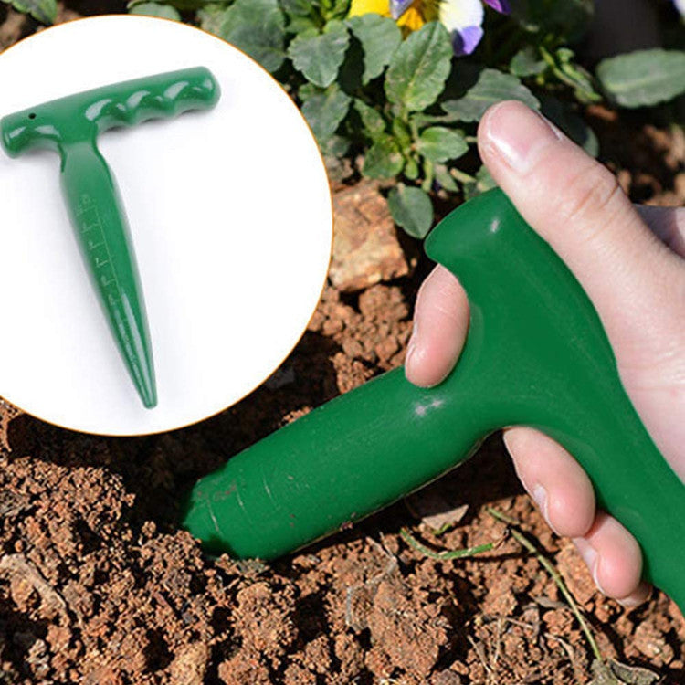 Plastic Gardening Puncher Flower Planting Weeding Digging Tool