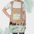 Canvas Garden Work Apron With Tools Pockets