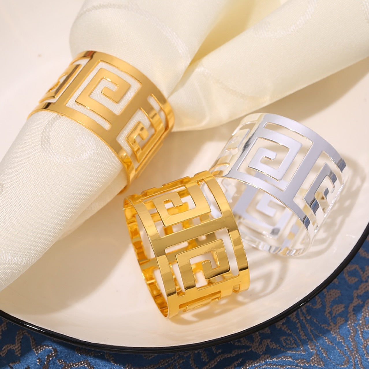 Serviette Rings Napkin Holder West Dinner Towel Napkin Ring Party Decoration
