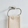 Useful Toilet Clothes Holder Wall Mount Storage Racks Towel Ring Towel Holder