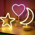 Neon Night Light Table Lamp