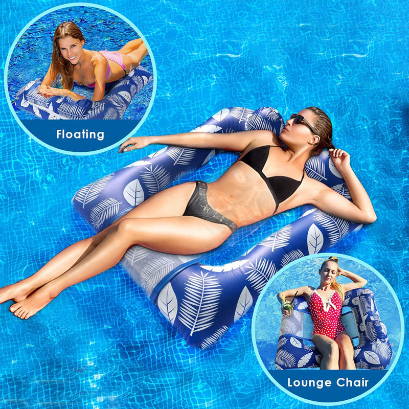Summer Water Hammock Swimming Pool Beach Deck Chair Floating Sleeping Pad