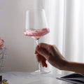 Large Burgundy Wine Glass Set Home Luxury Creative Crystal Glass