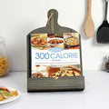 Wooden Recipe Display Rack Kitchen Menu Display Stand