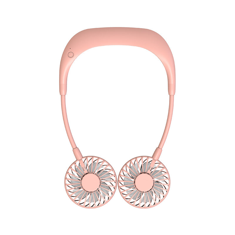 Lazy USB Travel Portable Neckband Fan