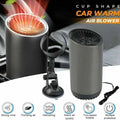 Car Heater Cup 12V 150W Vehicle Heating Cooling Fan Windshield Defogger With Bracket