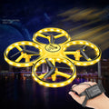 RC Mini Quadcopter Induction Drone Smart Watch Remote Sensing Gesture Aircraft UFO Drone