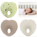 Heart Shape Newborn Infant Anti Roll Pillow Flat Head Neck Prevent Pillow