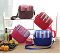 Folding Insulation Picnic Cooler Bag Waterproof Patchwork