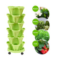 Garden Plant Pots Flower Pot Stackable Hanging Flower Pot