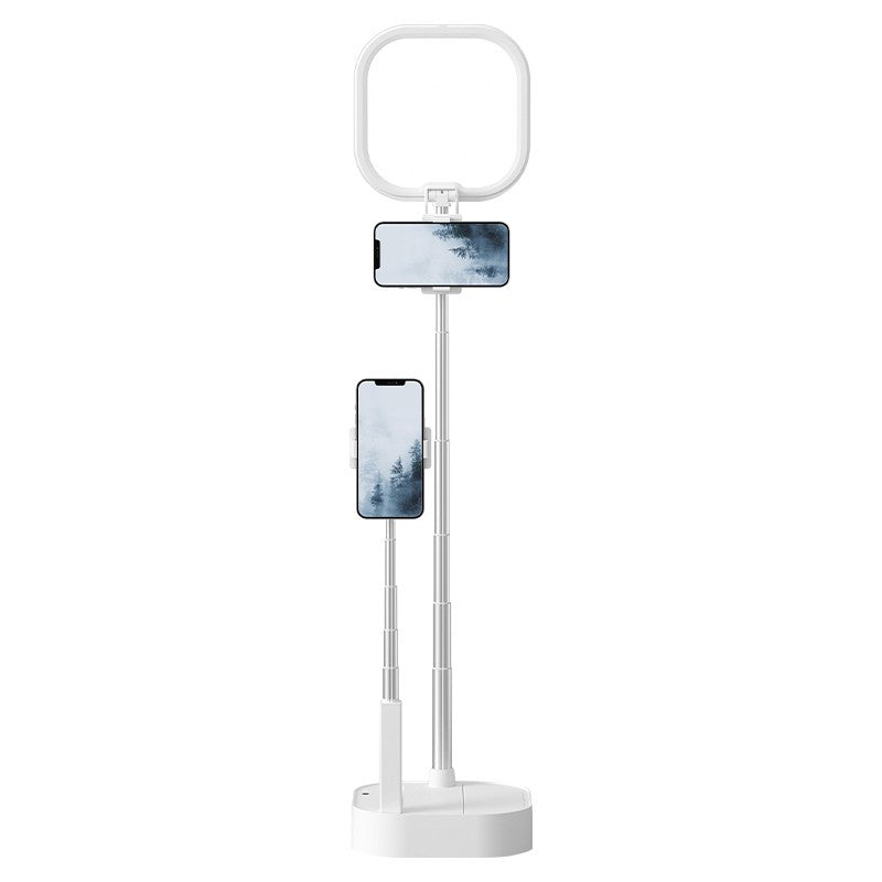 Portable Holder For Phone With Wireless Dimmable Selfie Fill Light Lamp