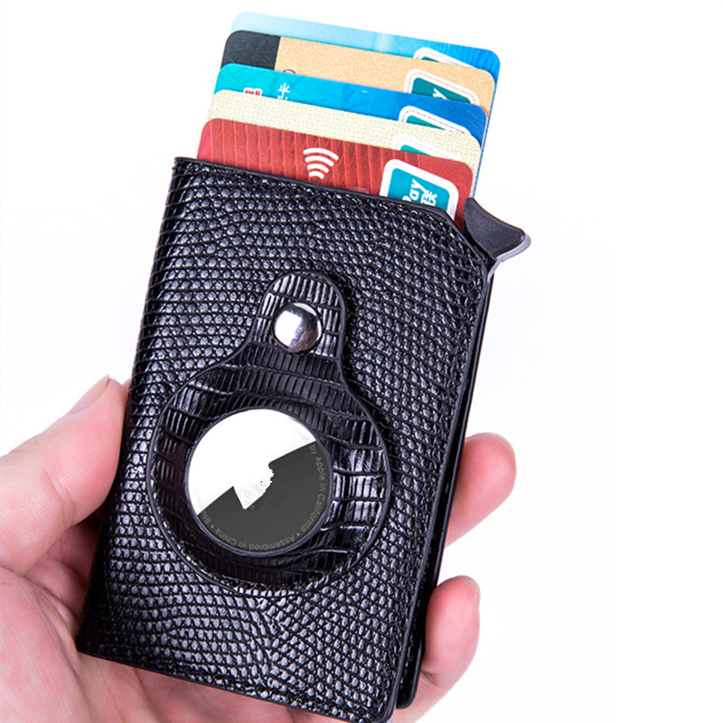 Leather Rfid Credit Card Holder Men Card Wallet