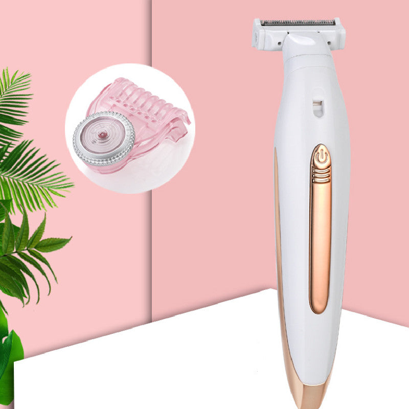 Hair Removal Electric Epilator Women Dry Battery Body Waterproof Face Razor