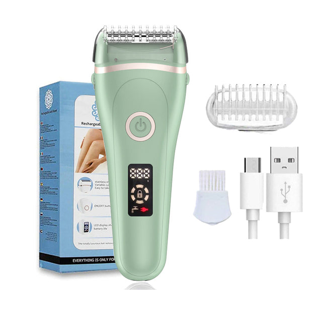 Women Shaver Epilator Electric Rechargeable Waterproof Machine