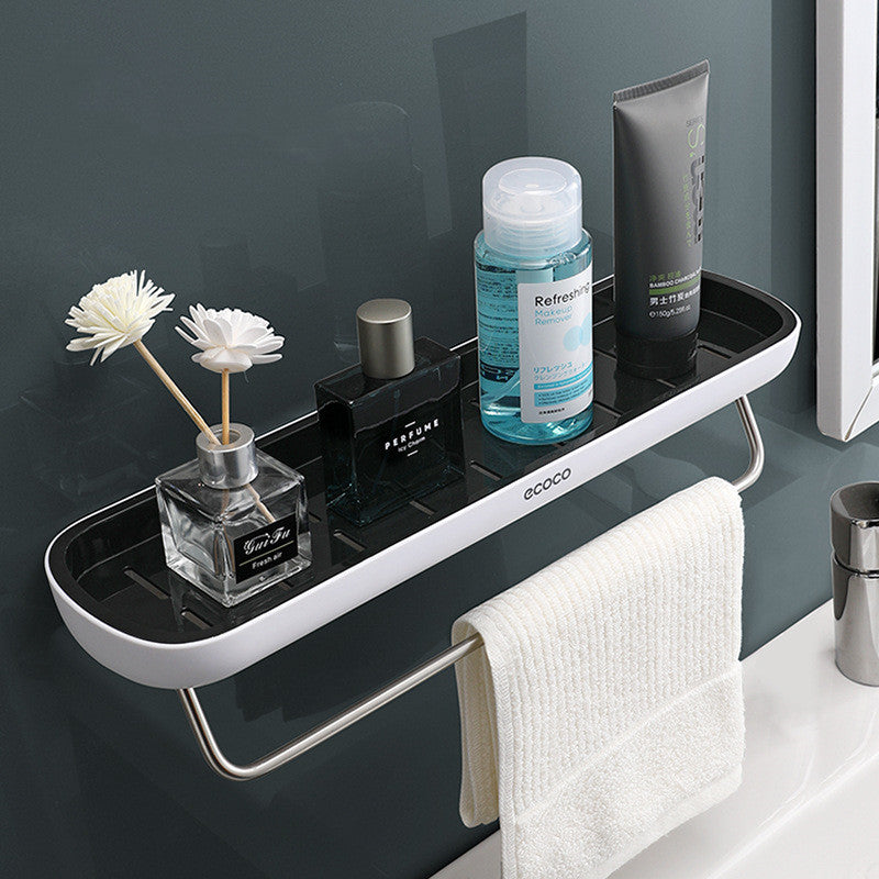 Bathroom Shelves Drain Storage Racks Kitchen Towel Holder