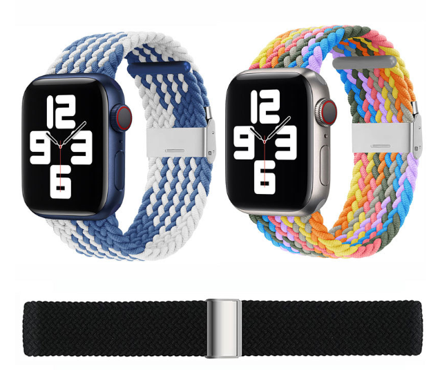 Nylon Braided Strap Bracelet For Apple Watch Band  Protective Case