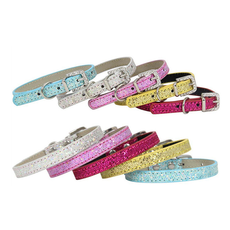 Multicolor Cat Dogs Collar Adjustable Pet Collar Cat Necklace